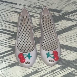 Melissa cherry novelty jelly ballet flats